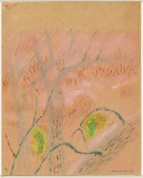 Untitled [view through trees - numbered 3]