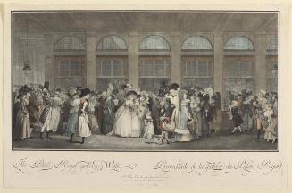 The Palais Royal-gallery's Walk. Promenade de la Galerie du Palais Royal
