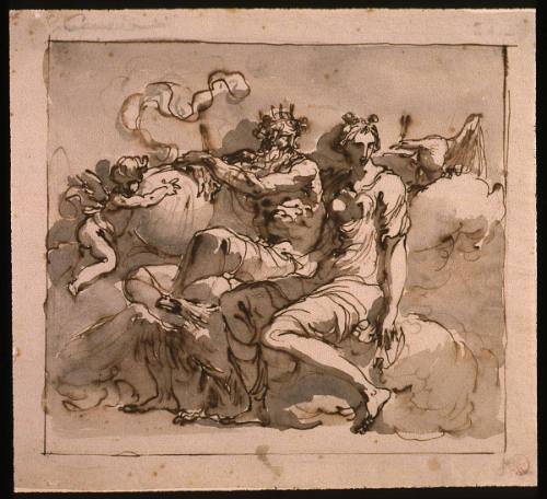 Jupiter and Juno (recto and verso)