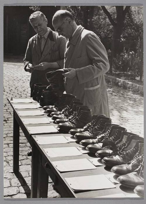 Daily the state of 68 soles is examined and the results recorded in a book. The practice has proved that going for a walk is the best acid test for new material.