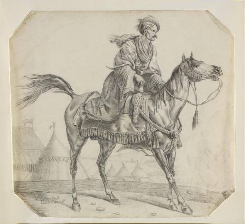 A Mameluke Mounting his Horse