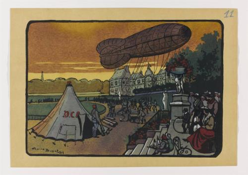 Plate XI:  Le Premier Jour de Berthas, La Saucisse de Luxembourg