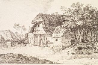 Farmhouse with Three Posts