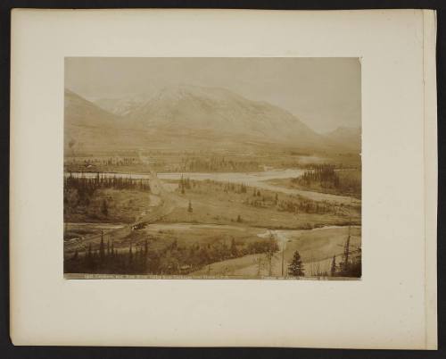 Canmore and Bow River Valley from Cochrane Coal Mines, CPR