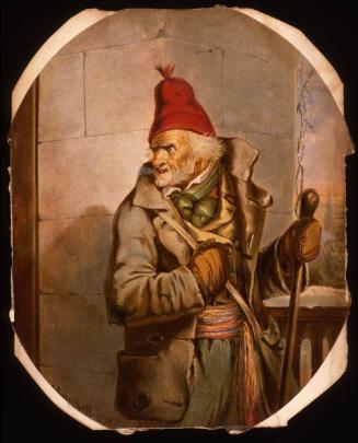 Chromolithograph Reproduction of Va au Diable!