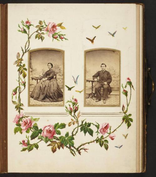 Page 13 of the Peterkin Family (Theresa Bywater Peterkin) Album, contains 2 photographs