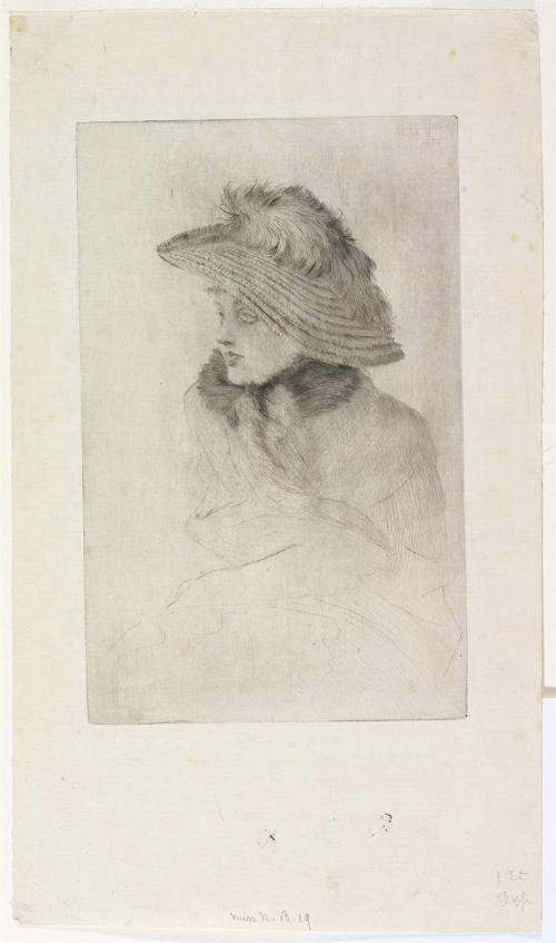 Portrait of Mrs. N... or "La Frileuse"