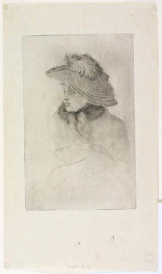 Portrait of Mrs. N... or "La Frileuse"