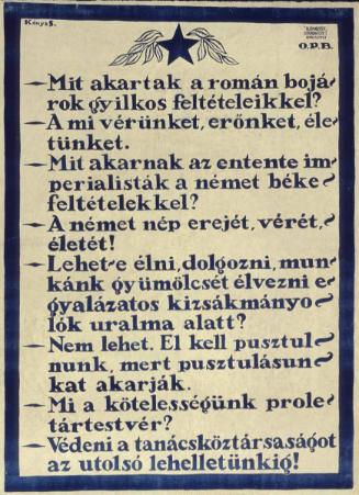 What did the Rumanian Aristocrats Want?