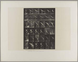 Animal Locomotion: Plate 523: A: Striking a blow. B,E: Throwing a disk. C,F: Heaving a 75-lb. stone. D: Throwing a ball