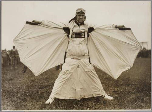 "Birdman" With Artificial Wings, London, 1936
