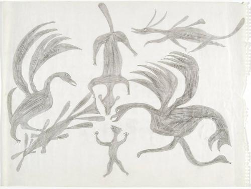 Two Birds and Four Animals