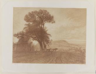 La Chapelle a Minerville  Plate VI from  Cantiques des Créatures