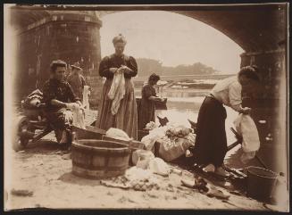 Dax - Jeanne Dupary - washer-women near the bridge