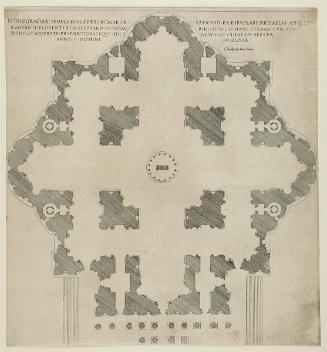 Plan for St. Peter's after Michelangelo