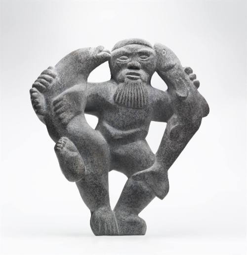 Man with Fish and Seal