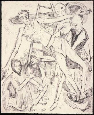 Kreuzabahme   Plate 11 from Gesichter Portfolio