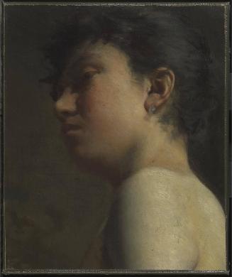 Study Portrait in the Colarossi Academy, Paris