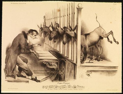 Orgue-Viennet Plate 310 from La Caricature, No. 148, Sept. 5, 1833