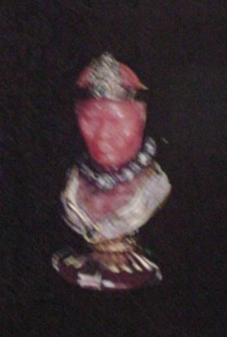 Fob Seal in Gold Mounted Agate of a Moorish Lady