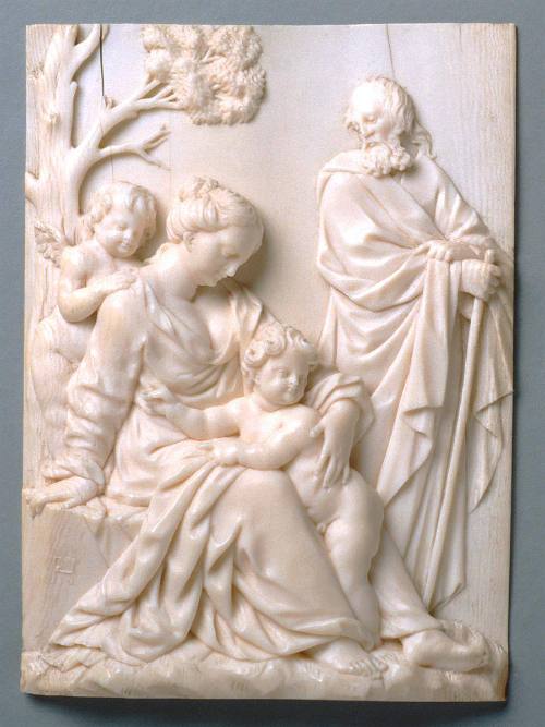 The Holy Family with Angel