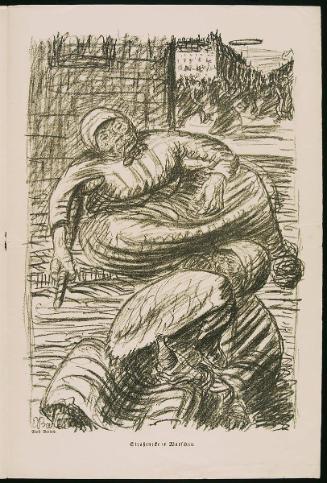 Strassenecke in Warschau