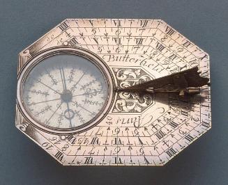 Pocked Sundial and Compass