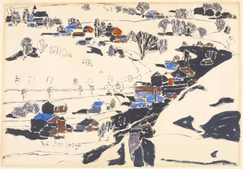 Black Shadow (Village in Winter)