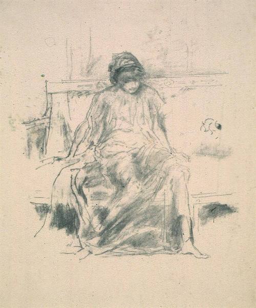 The Draped Figure Seated   from L'Estampe Originale