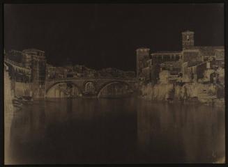[Pons Fabricius, bridge over the Tiber River, Rome]
