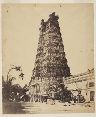 Madura. The Great Pagoda, West Gopurum