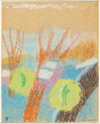 Untitled [view through trees - numbered 7]