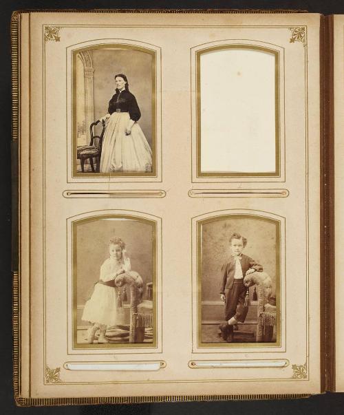 Page 6 of the Peterkin Family (Theresa Bywater Peterkin) Album, contains 3 photographs