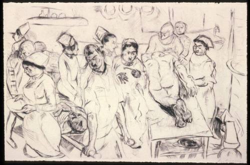 Grosse Operation   Plate 18 from Gesichter Portfolio