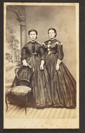 Theresa Bywater (1845-1909) and her friend [mother of  Theresa Bywater Peterkin]