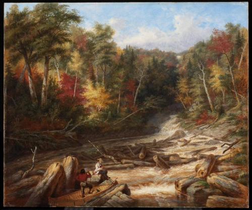 First Falls of the Little Shawinigan River near the Great Falls