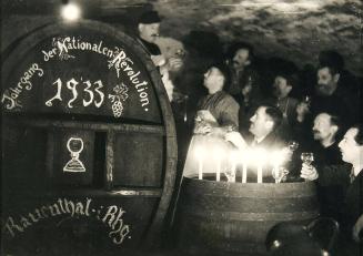 A picturesque view of the wine tasting.