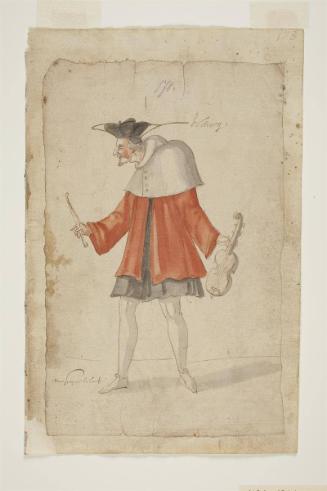 A Musician  from the Ballet du Serieux et du Grotesque
