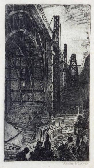 Construction of the Bloor Street Viaduct