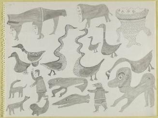 Figures, Animals and Spirits