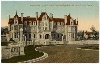 Government House, Toronto, Canada-Residence  of Lieut. Gov. of Canada [sic]