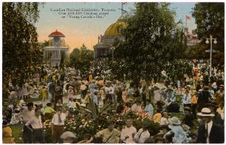 Canadian National Exhibition, Toronto. Over 200,000 Children attend on "Young Canada's Day"
