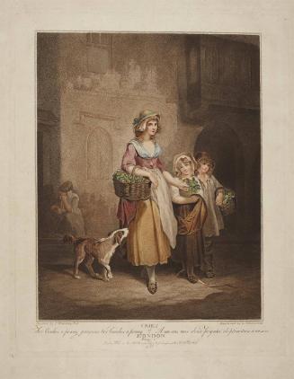 The Primrose Seller   Plate 1 from Cries of London