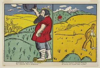 A butcher came along to Lodz. We said: 'Good day, Sir. Well, Radom is near to Lodz, and off he went, his backside hurting