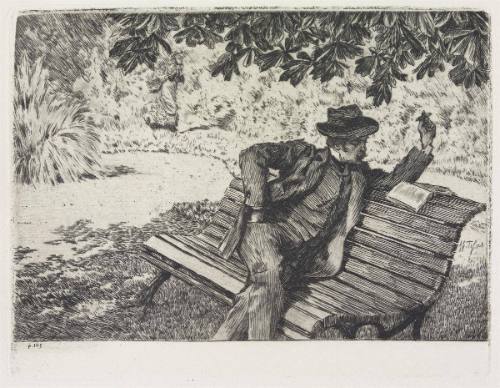 Renee Mauperin: Denoisel Reading in the Garden