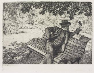 Renee Mauperin: Denoisel Reading in the Garden