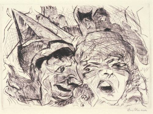 Mitternacht   Plate 8 from Gesichter Portfolio