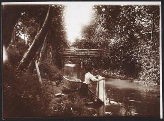 Chambery - wash house on the Tillet river at Aix les Bains