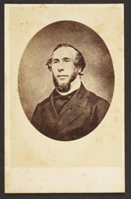 Unknown sitter [bust portrait of man with tall white collar]