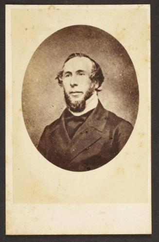 Unknown sitter [bust portrait of man with tall white collar]